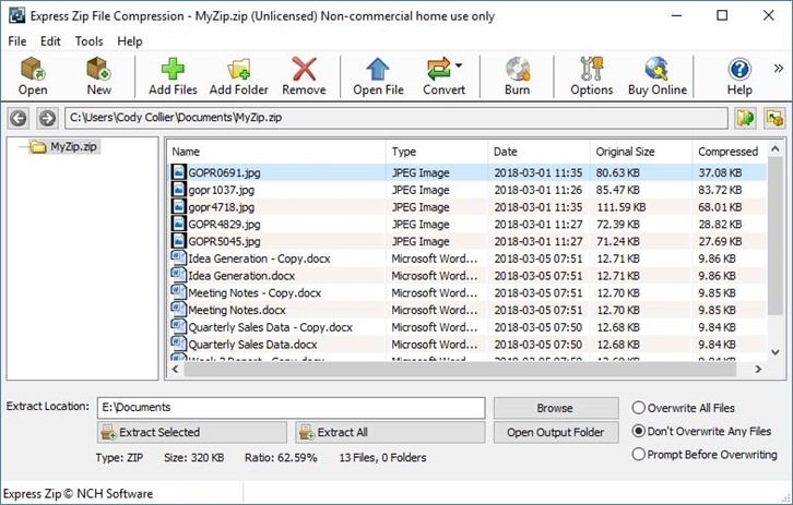 Express Zip Compression Software Free