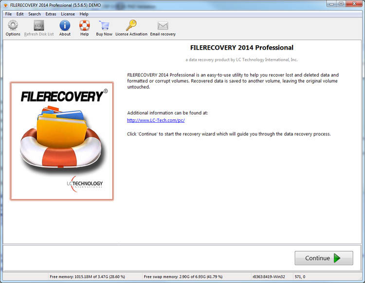 FILERECOVERY 2014 Standard for PC
