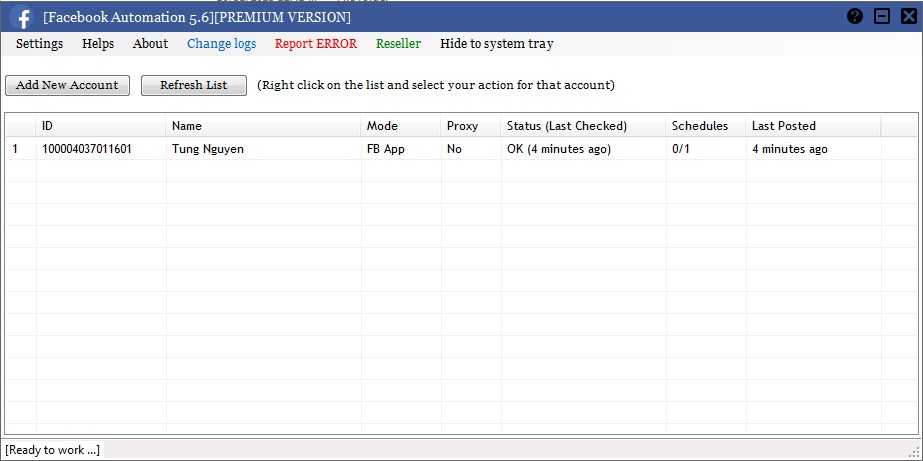 Facebook Automation 5.6