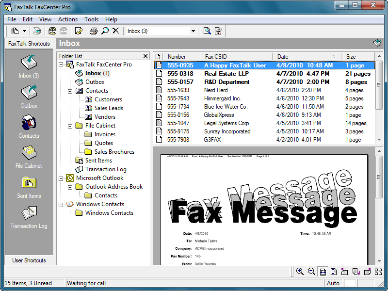 FaxTalk FaxCenter Pro