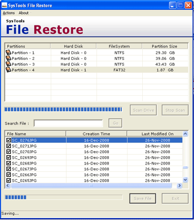 File Restoration Program