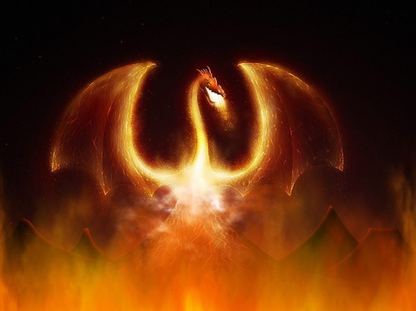 Fire Dragon Animated Wallpaper