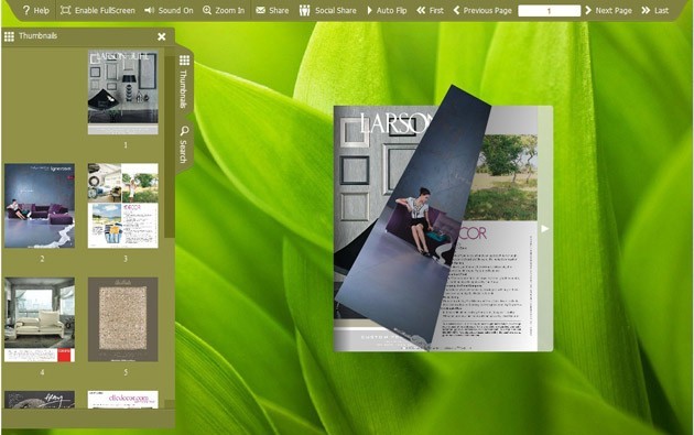 FlashBook Templates for Leaf Style