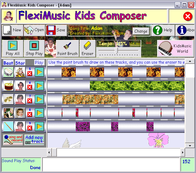 FlexiMusic Kids Composer