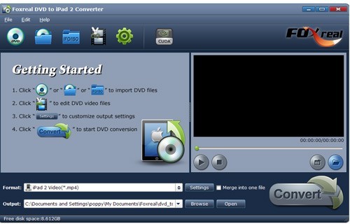Foxreal DVD to iPad 2 Converter