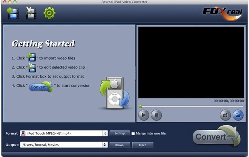 Foxreal iPod Video Converter for Mac