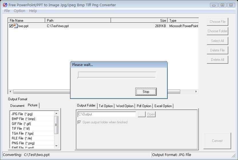 Free PowerPoint to Image Converter