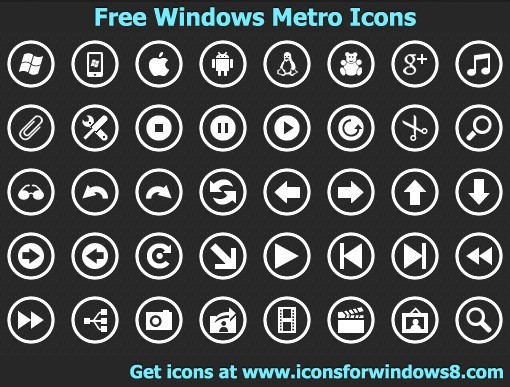 windows 10 metro icon theme
