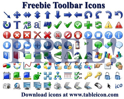Freebie Toolbar Icons