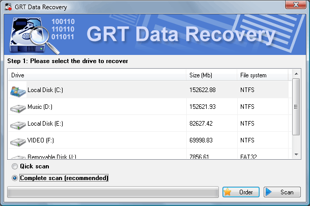 GRT Data Recovery