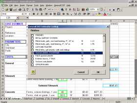 GeneralCost Estimator for Excel