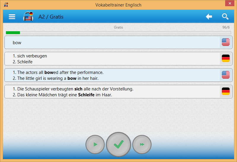 German Word Learning Software