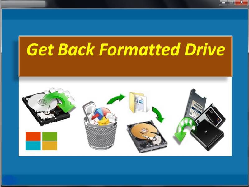 Get Back Formatted Drive