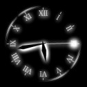 Glowing XML Analog Clock