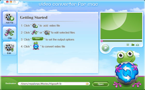 Higosoft Video Converter for Mac