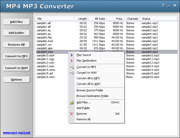MP4 MP3 Converter