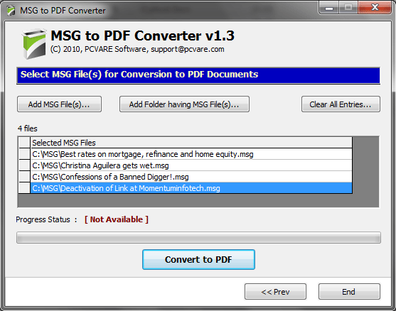 How to Save MSG file to PDF