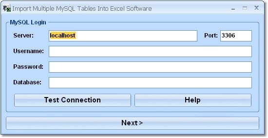 Import Multiple MySQL Tables Into Excel Software