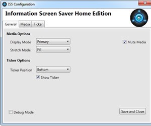 Information Screen Saver