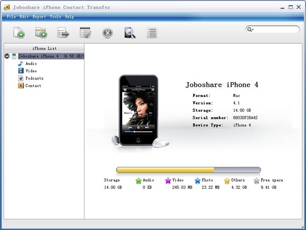Joboshare iPhone Contact Transfer