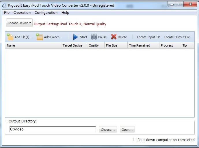 Kigusoft Easy iPod Video Converter