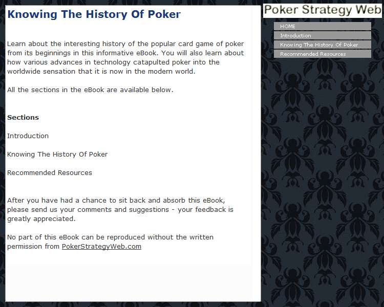 Knowing The History Of Poker