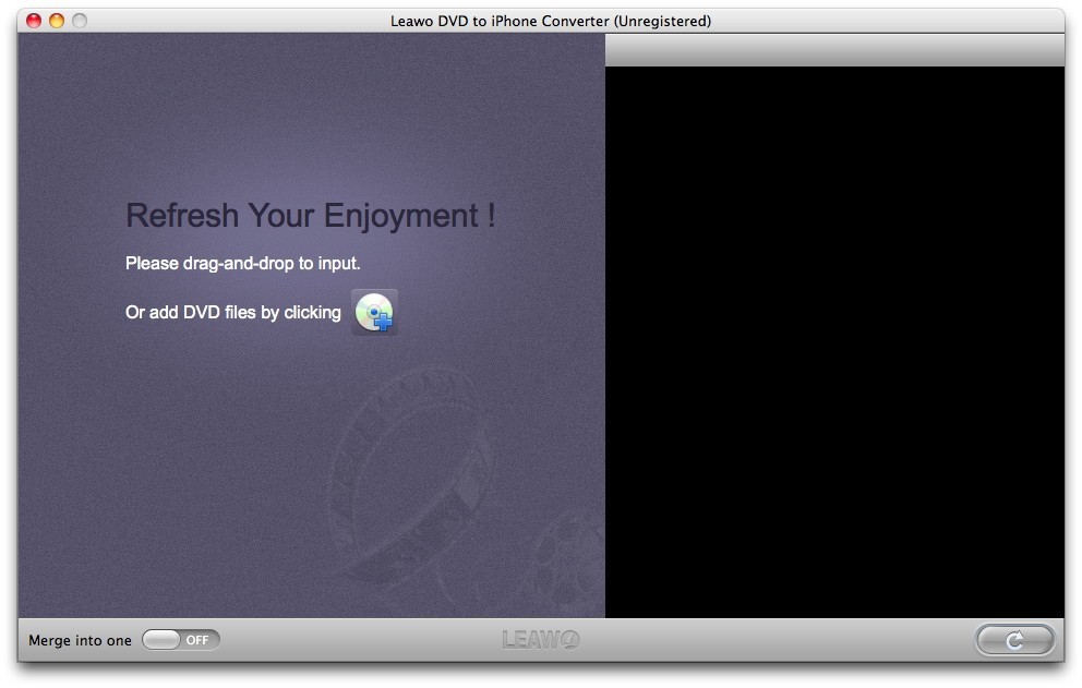 Leawo Mac DVD to iPhone Converter