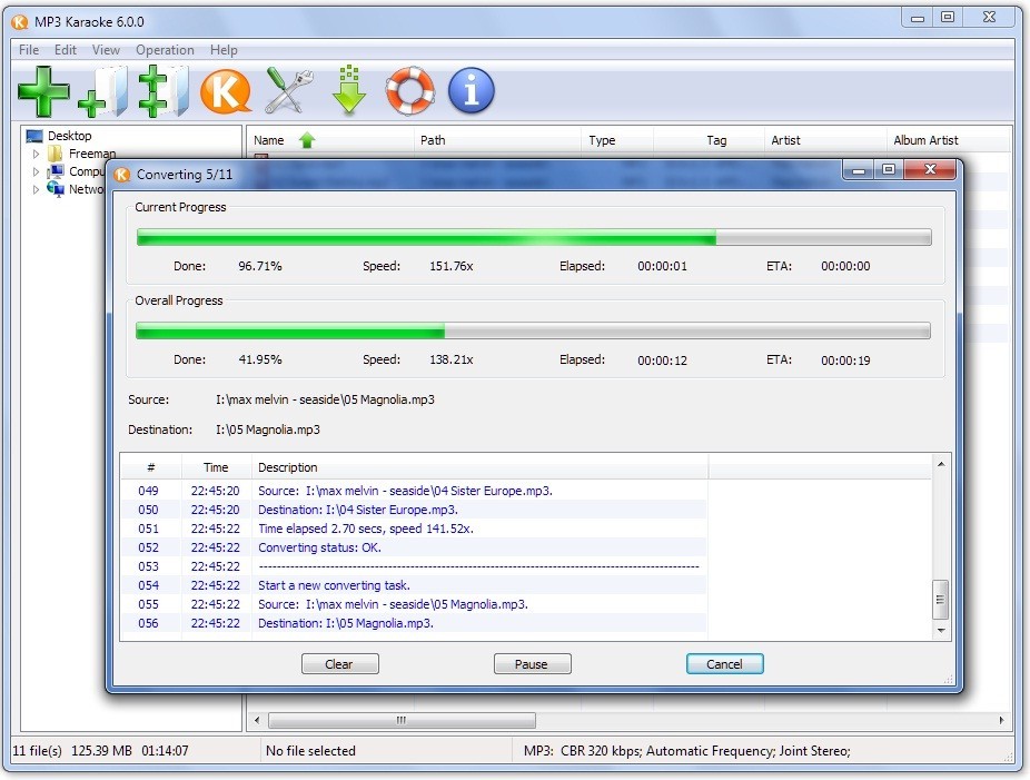 MP3 Karaoke Main Window - MP3 Karaoke - MP3 Karaoke is a freeware to ...