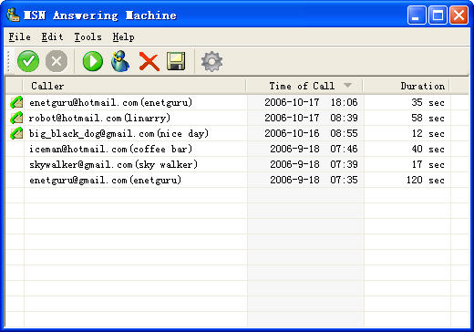 MSN Answering Machine