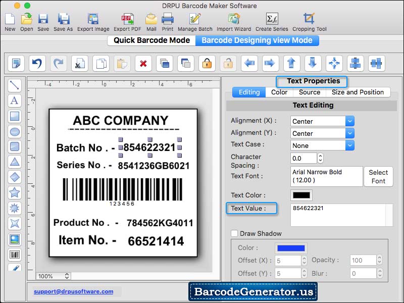 universal 2d barcode generator for mac