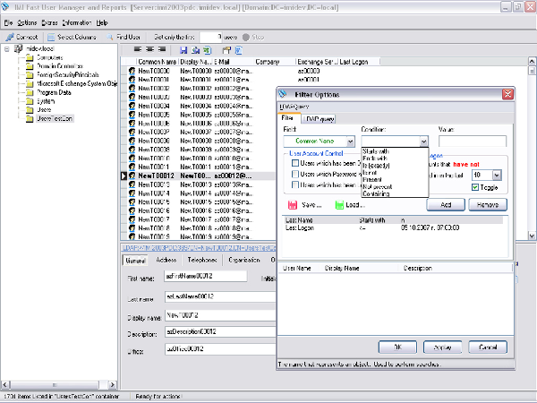 IMI Fast User Manager & Reports