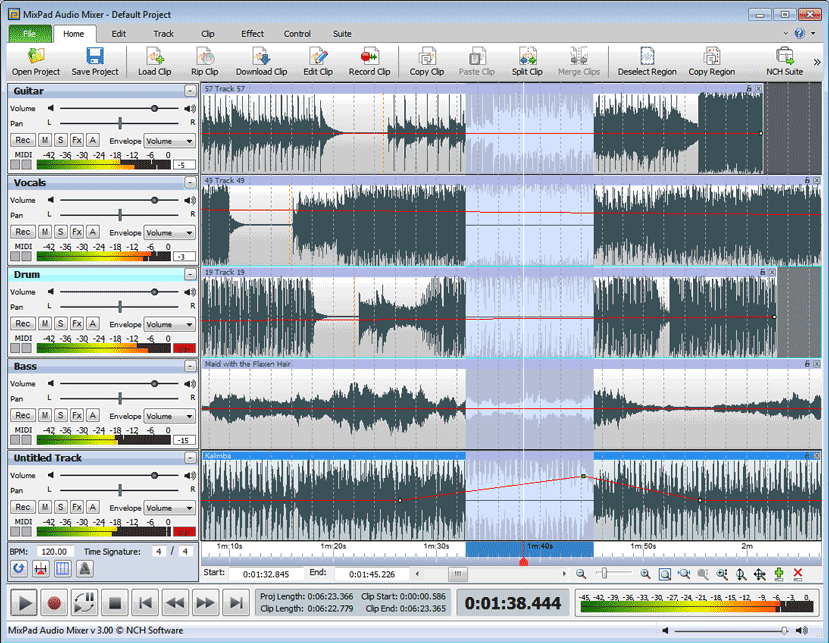 MixPad Multi-track Audio Mixer for Mac