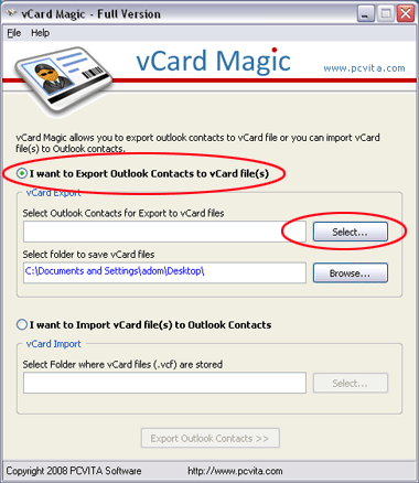 Multiple vCard Converter