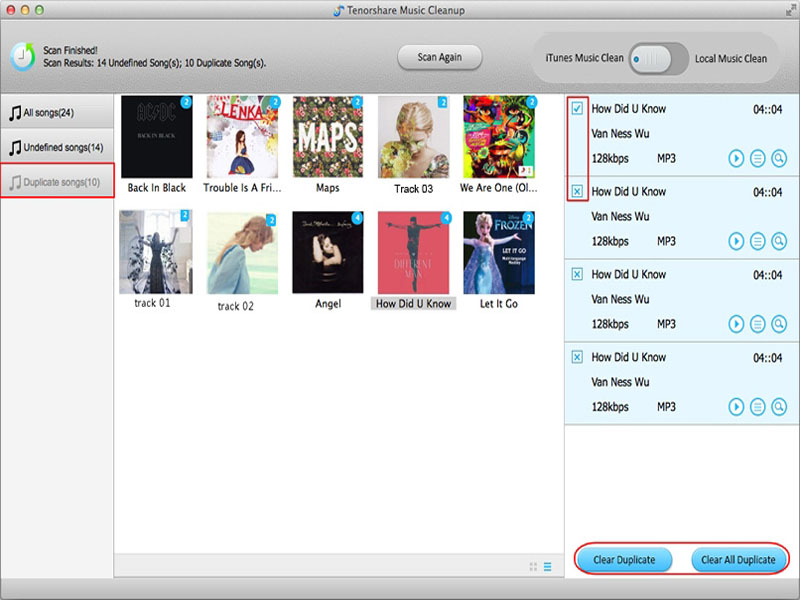Music Cleanup for Mac