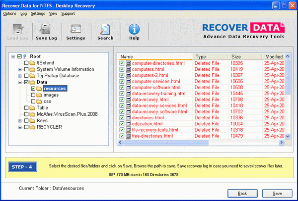 NTFS HDD Recovery Program