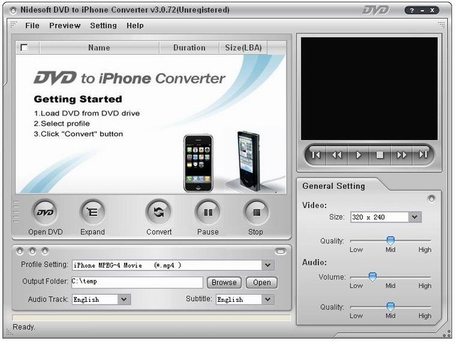 Nidesoft DVD to iPhone Suite
