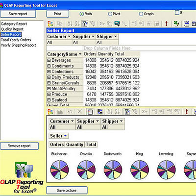 OLAP Reporting Tool for Excel