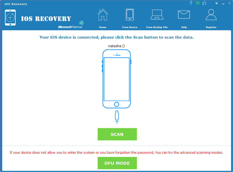 OSpeedy iOS Data Recovery