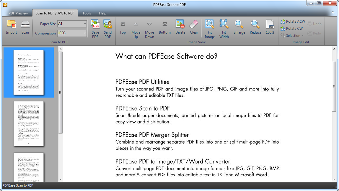 PDFEase Scan to PDF