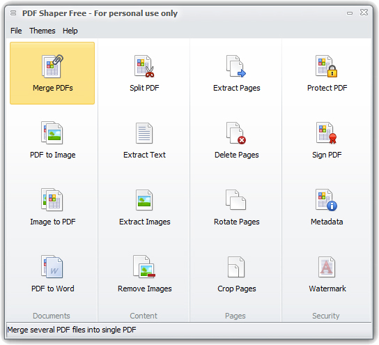 free alternative to pdf shaper mac