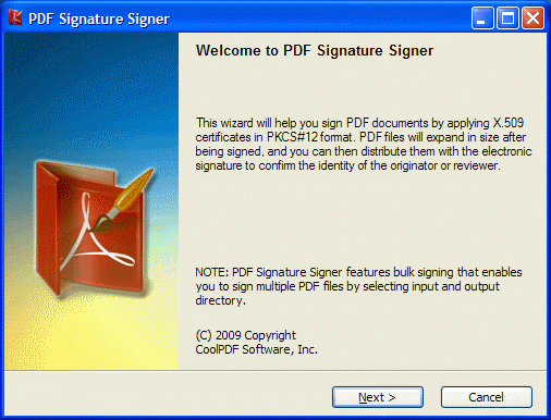 sign pdf windows