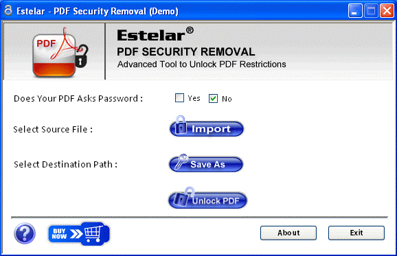 PDF Unlocker Utility