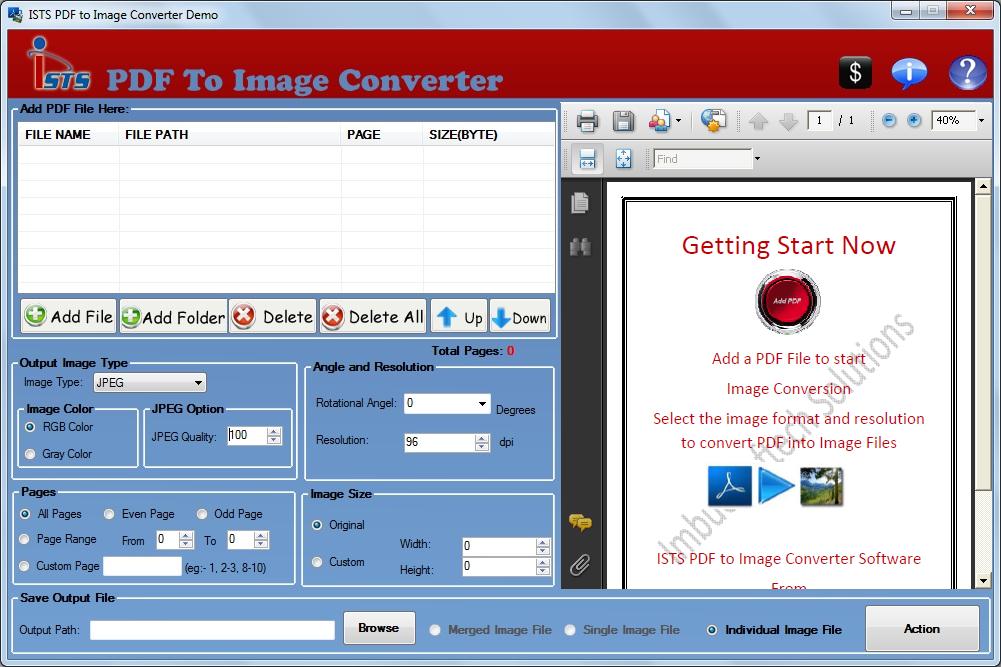 PDF to Image Conversion