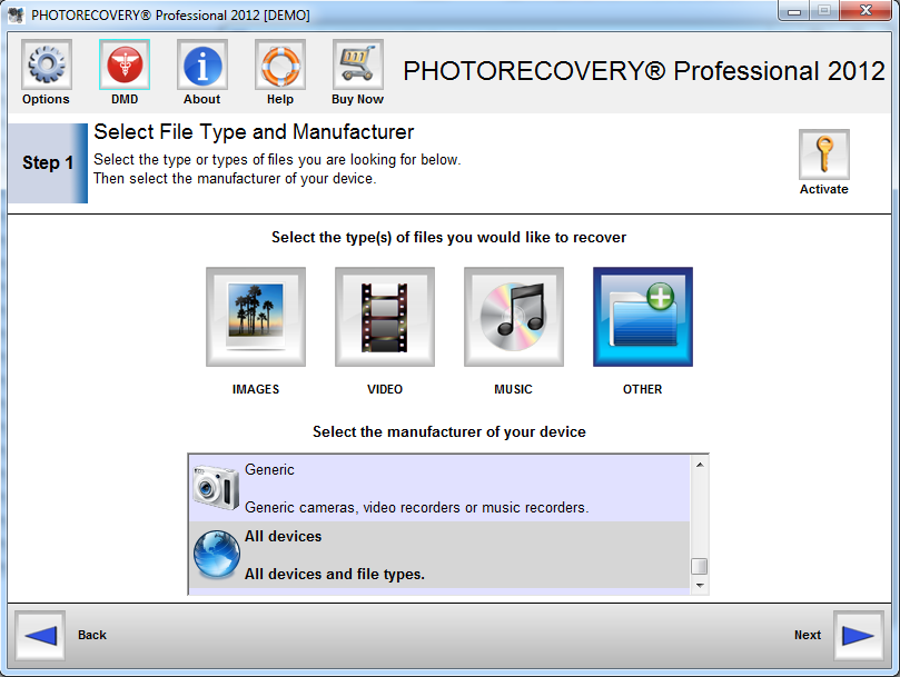 PHOTORECOVERY Professional 2012