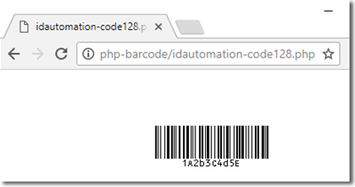 PHP Linear Barcode Generator Script
