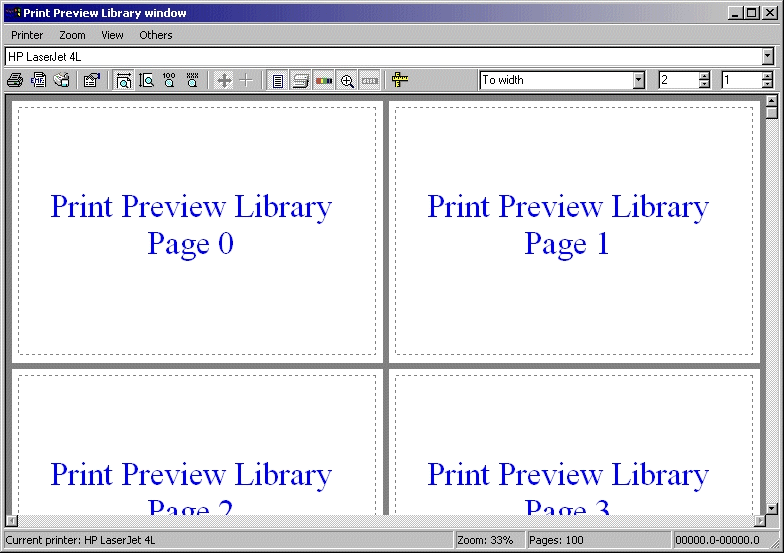 PVL - Print Preview Library source codes