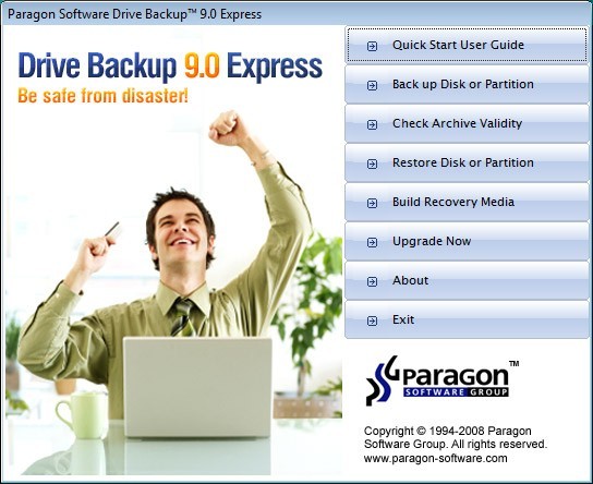 Paragon Drive Backup Express