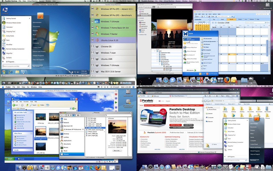 parallels windows cannot access mac home desktop