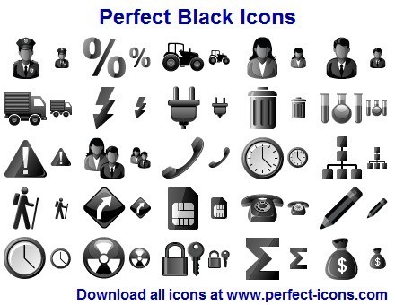 Perfect Black Icons