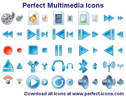 Perfect Multimedia Icons
